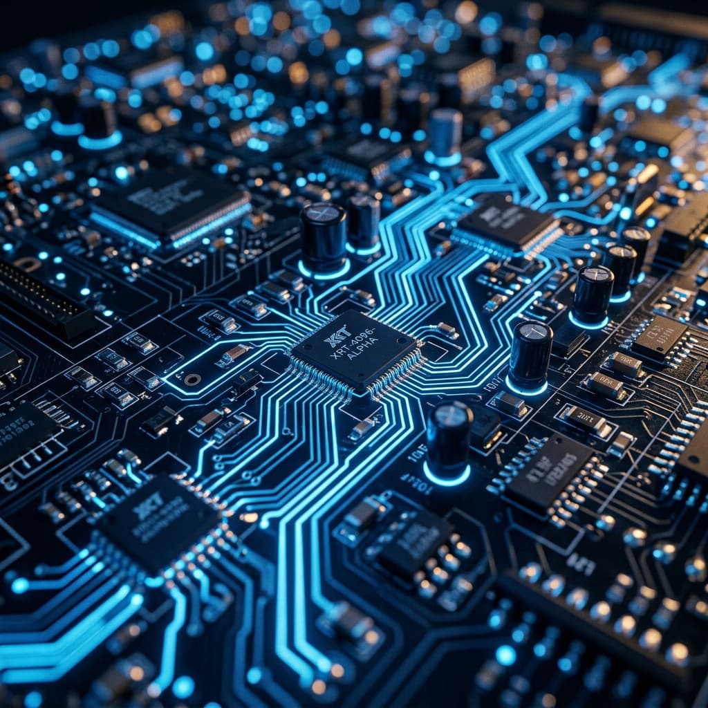 Circuit board background